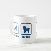 Bichon Frise Kaffeetasse (Vorderseite Links)
