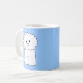 Bichon Frise. Kaffeetasse (Vorderseite Links)
