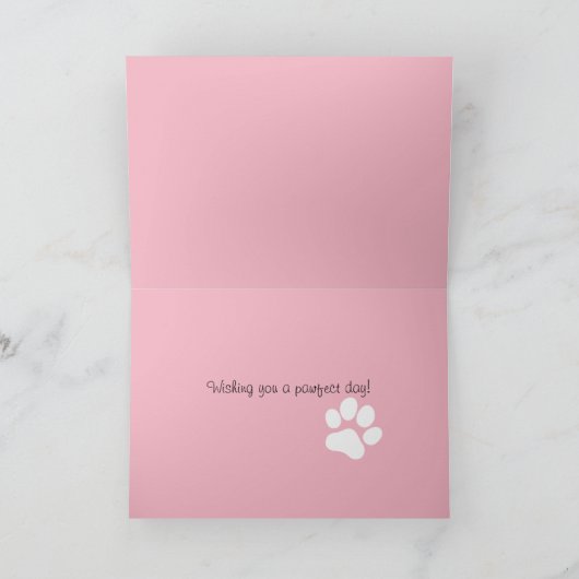 Bichon Frise Karte (Innenseite)