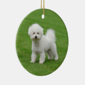 Bichon Frise Keramik Ornament (Rechts)