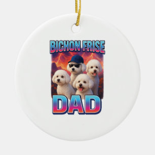 Bichon Frise Keramik Ornament