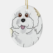 Bichon Frise Keramikornament (Rechts)