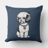 Bichon Frise Kissen (Vorderseite)