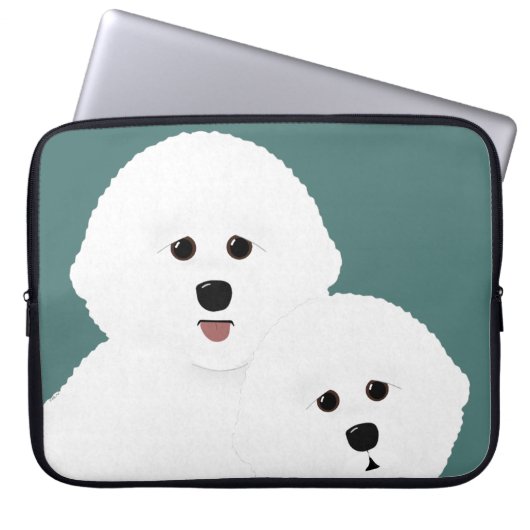 Bichon Frise Laptop Sleeve (Vorderseite)