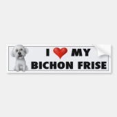 Bichon Frise Liebe-Aufkleber Autoaufkleber (Vorne)