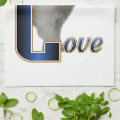 Bichon Frise Liebe Handtuch (Gefaltet)