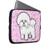 Bichon Frise Liebe Laptopschutzhülle (Vorne Rechts)