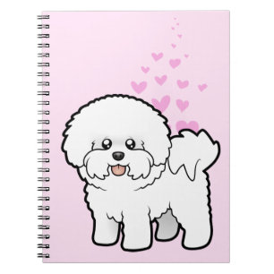 Bichon Frise Liebe Notizblock