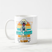 Bichon Frise Lover Funny Bichon Frise Retro Kaffeetasse (Links)