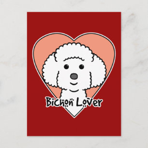 Bichon Frise Lover Postkarte