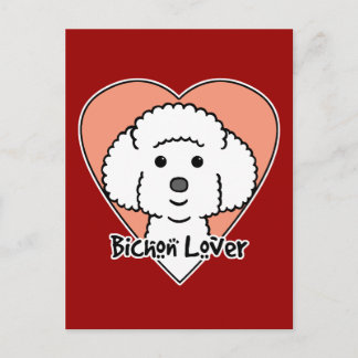 Bichon Frise Lover Postkarte