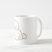 Bichon frise Magic Kaffeetasse (VorderseiteRechts)
