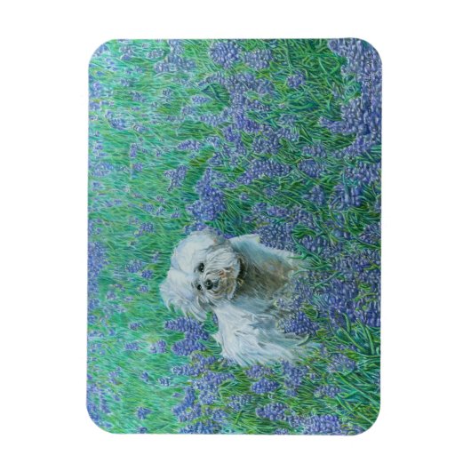 Bichon Frise Magnet (Vertikal)