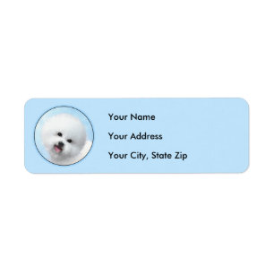 Bichon Frise Malerei - Niedliche Original Dog Art