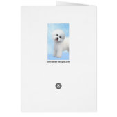 Bichon Frise Malerei - Niedliche Original Dog Art (Hinten)