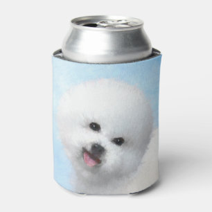Bichon Frise Malerei - Niedliche Original Dog Art Dosenkühler