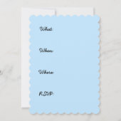 Bichon Frise Malerei - Niedliche Original Dog Art Einladung (Rückseite)