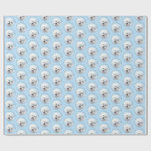 Bichon Frise Malerei - Niedliche Original Dog Art Geschenkpapier (Flach)