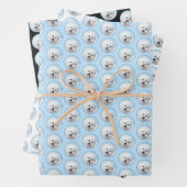 Bichon Frise Malerei - Niedliche Original Dog Art Geschenkpapier Set (Beispiel)
