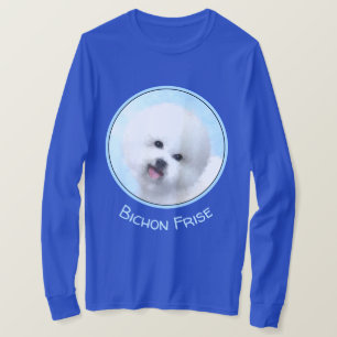 Bichon Frise Malerei - Niedliche Original Dog Art T-Shirt