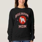 Bichon Frise Mama 1 Sweatshirt (Vorderseite)