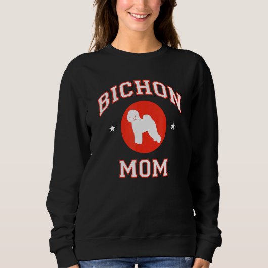 Bichon Frise Mama 1 Sweatshirt (Vorderseite)