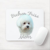 Bichon Frise Mama 2 Mousepad (Mit Mouse)
