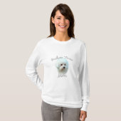 Bichon Frise Mama 2 T-Shirt (Vorne ganz)