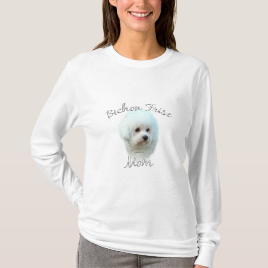 Bichon Frise Mama 2 T-Shirt (Vorderseite)