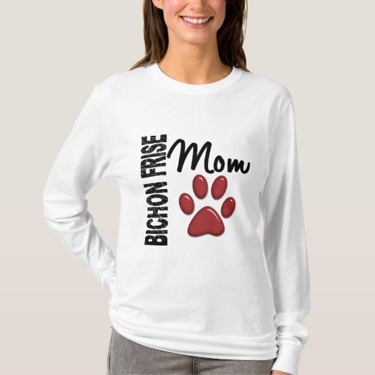Bichon Frise Mama 2 T-Shirt (Vorderseite)