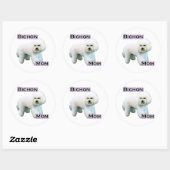 Bichon Frise Mama 4 - Aufkleber (Blatt)