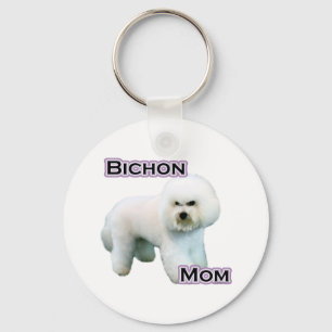 Bichon Frise Mama 4 - Schlüsselanhänger