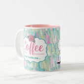 Bichon Frise Mama Kaffee Tasse (Vorderseite Links)