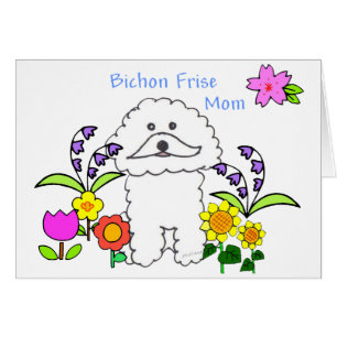 Bichon Frise Mama-Karte