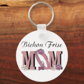 Bichon Frise MAMA Schlüsselanhänger (Vorderseite)