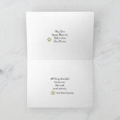 Bichon Frise mit Dogwood-Beileid Karte (Innenseite)