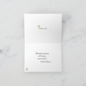 Bichon Frise mit Gelben Rosen, Beileid, Heimtierve Karte (Innenseite)