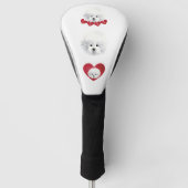Bichon Frise _ mix _ Golf Headcover (Vorderseite)