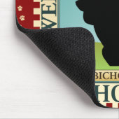 Bichon Frise Mousepad (Ecke)