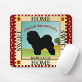 Bichon Frise Mousepad (Mit Mouse)