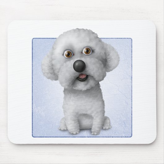Bichon Frise Mousepad (Vorne)