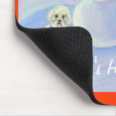 Bichon Frise Mousepad (Ecke)