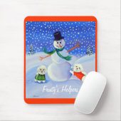 Bichon Frise Mousepad (Mit Mouse)