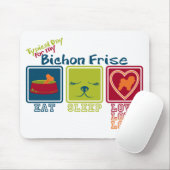 Bichon Frise Mousepad (Mit Mouse)