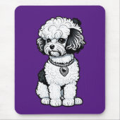Bichon Frise Mousepad (Vorne)