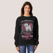 Bichon Frise Mutter Sweatshirt (Vorne ganz)