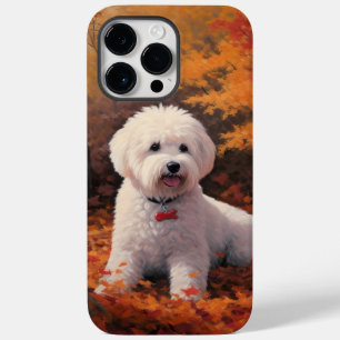Bichon Frise n Herbstleaves Fall Inspiriert Case-Mate iPhone 14 Pro Max Hülle