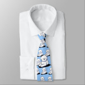 Bichon Frise Neck Tie Krawatte (Gebunden)