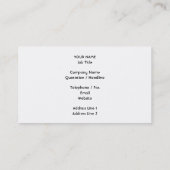 Bichon Frise, niedlicher Hund Visitenkarte (Rückseite)