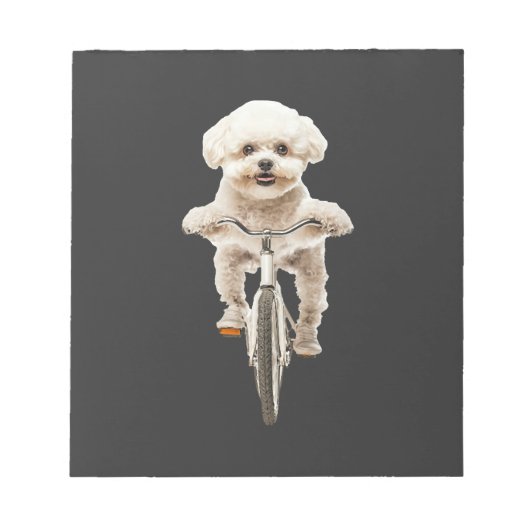 Bichon Frisé Notizblock (Vorderseite)